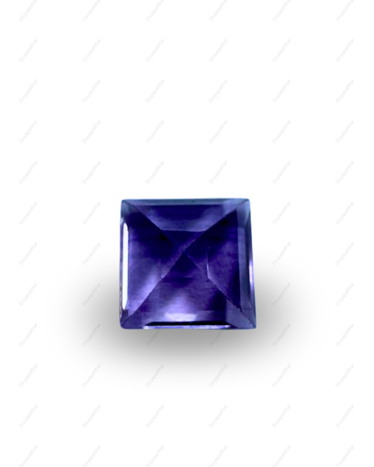Natural Amethyst Gemstone – Square Shape (1.75 Carat | 1.91 Ratti)