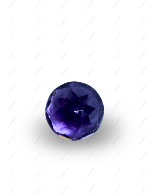 Natural Amethyst Gemstone – Round Shape (1.70 Carat | 1.85 Ratti)