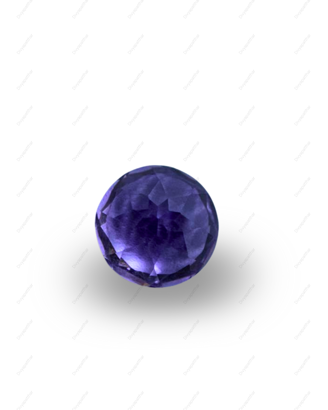 Natural Amethyst Gemstone – Round Shape (1.85 Carat | 2.02 Ratti)