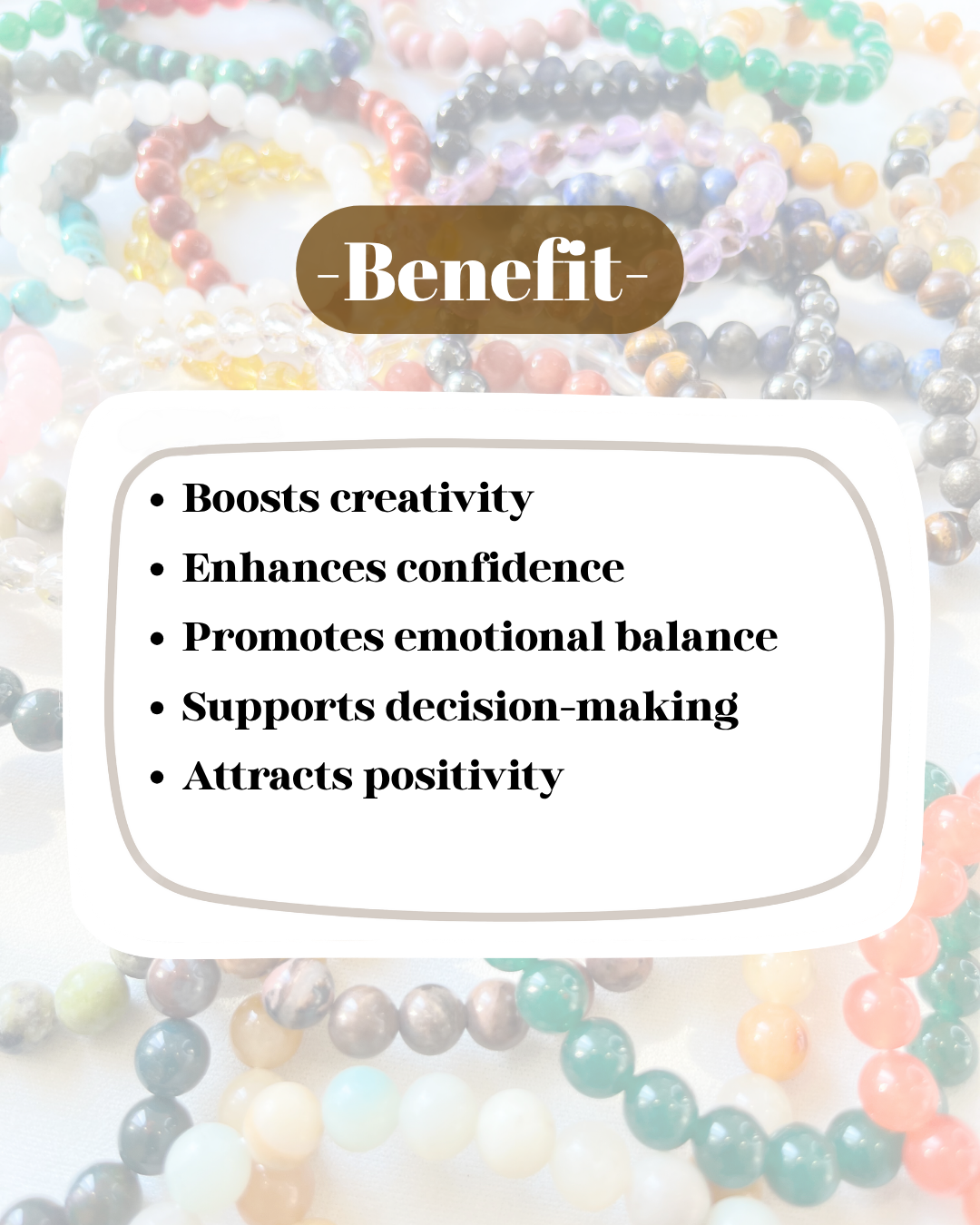 Moolank 5 Power Bracelet (Adaptability, Confidence & Mental Clarity)
