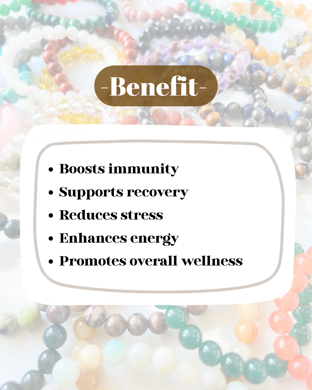 Health & Healing Bracelet (Healing, Immunity & Vitality)