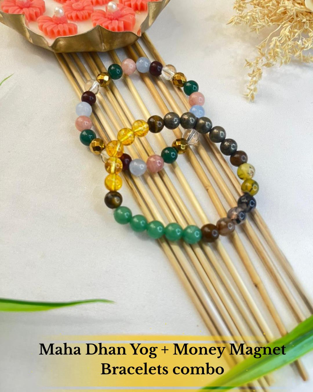 Maha Dhan–Yog & Money Magnet Bracelet Combo