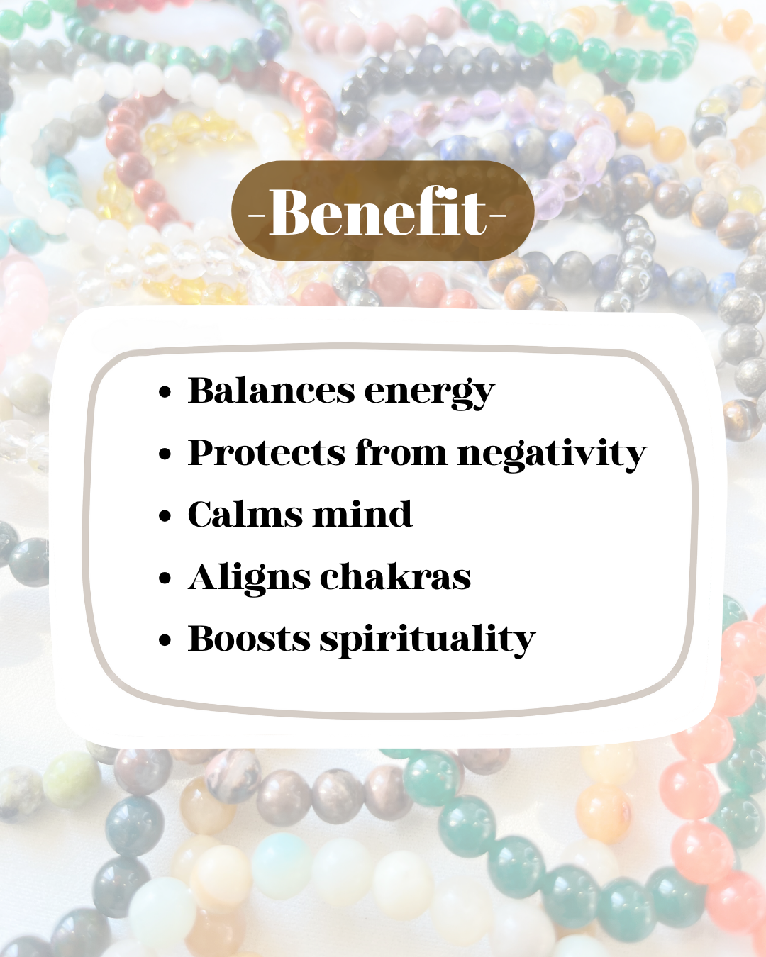 CRYSTAL RUDRAKSHA BRACELET (CLARITY, FOCUS & POSITIVE ENERGY)
