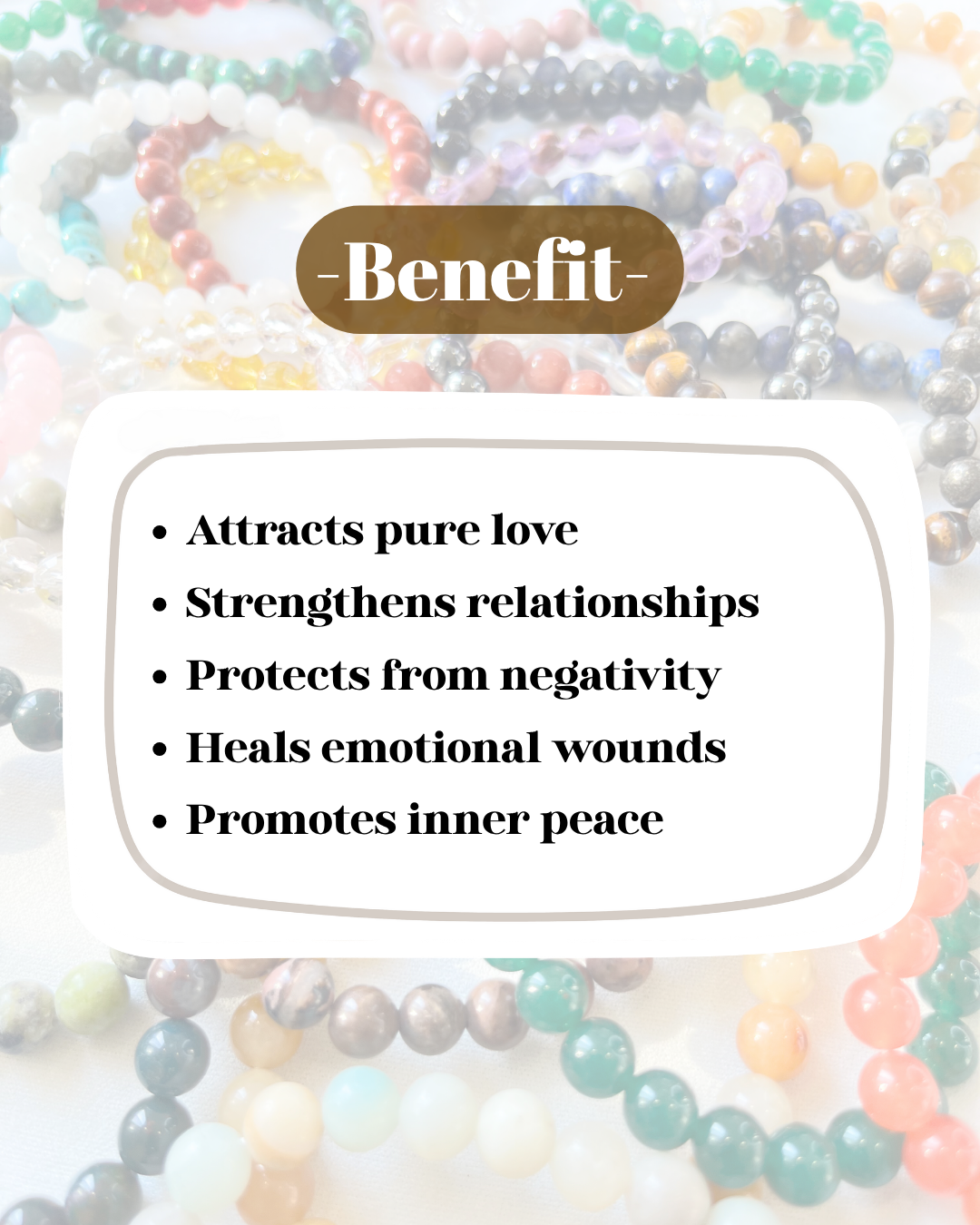 Love Protection Bracelet (Heart Healing & Energy Shield)