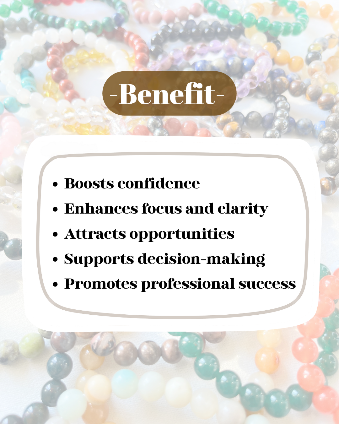 Career Growth Bracelet (Focus, Ambition & Prosperity)