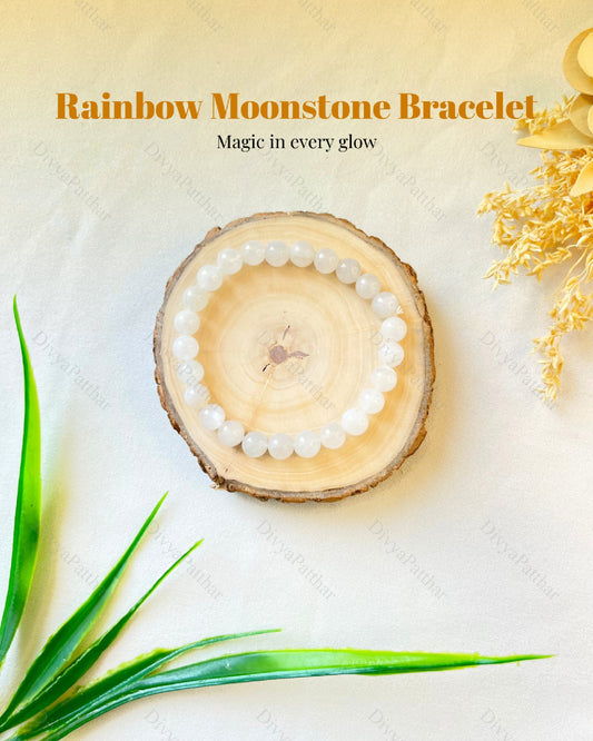 Rainbow Moonstone Bracelet