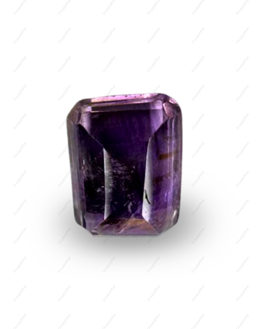 Natural Amethyst Gemstone – Rectangle Shape (5.00 Carat | 5.45 Ratti)