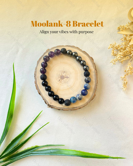 Moolank 8 Power Bracelet (Stability, Discipline & Spiritual Strength)