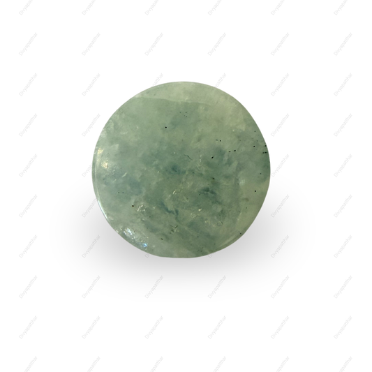 Natural Aquamarine Gemstone – Round Shape (12.35 Carat | 13.46 Ratti)