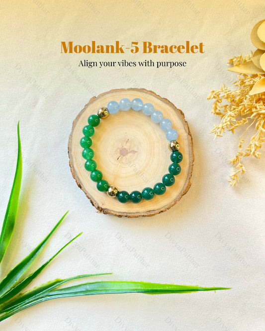 Moolank 5 Power Bracelet (Adaptability, Confidence & Mental Clarity)
