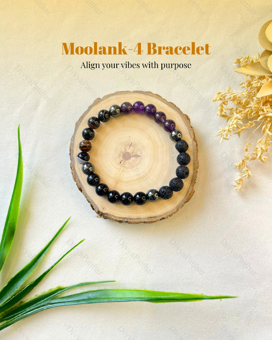 Moolank 4 Power Bracelet (Stability, Protection & Grounded Focus)
