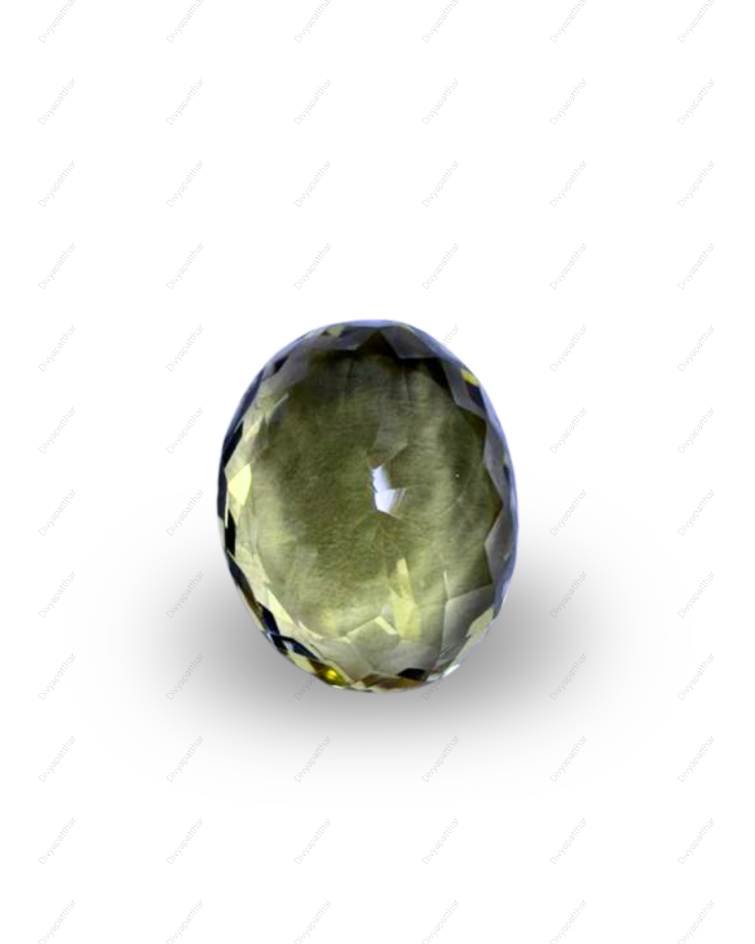 Natural Lemon Quartz Gemstone – Oval Shape (11.90 Carat | 12.97 Ratti)