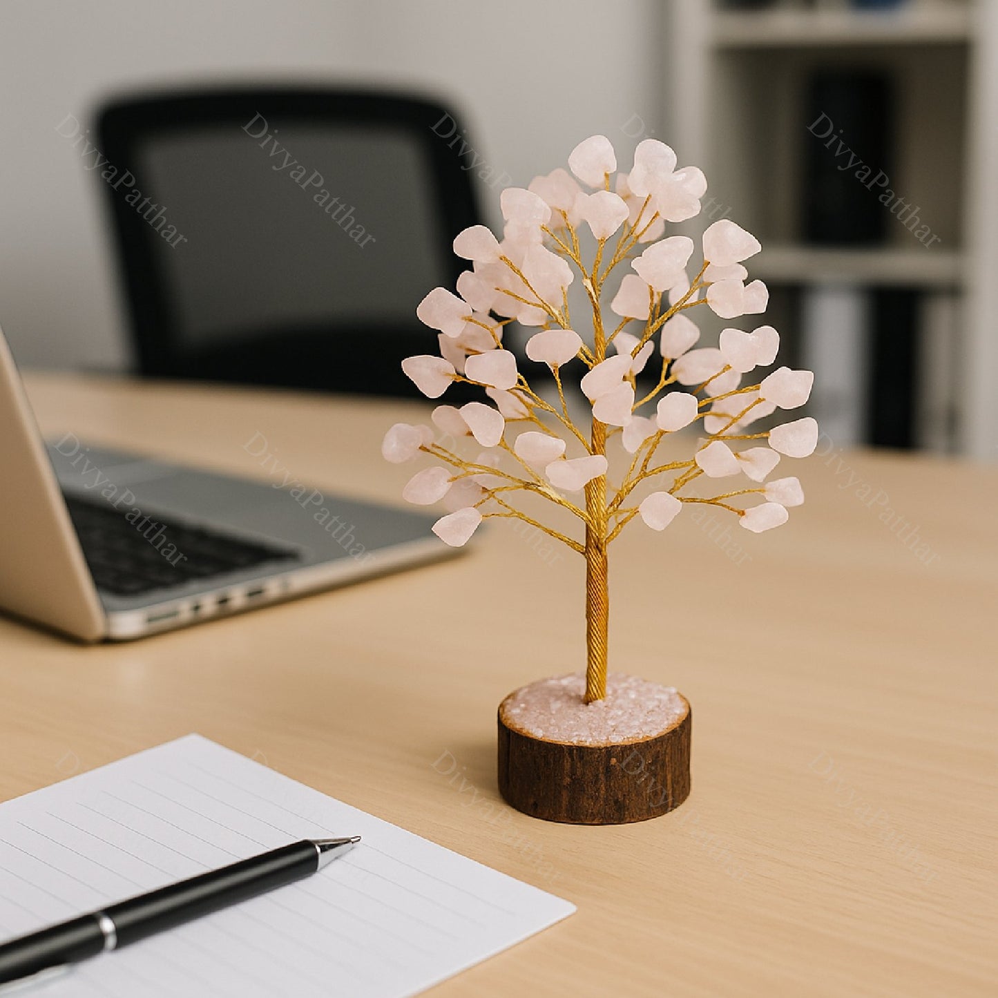 Rose Quartz Crystal Tree – Love, Harmony & Emotional Healing