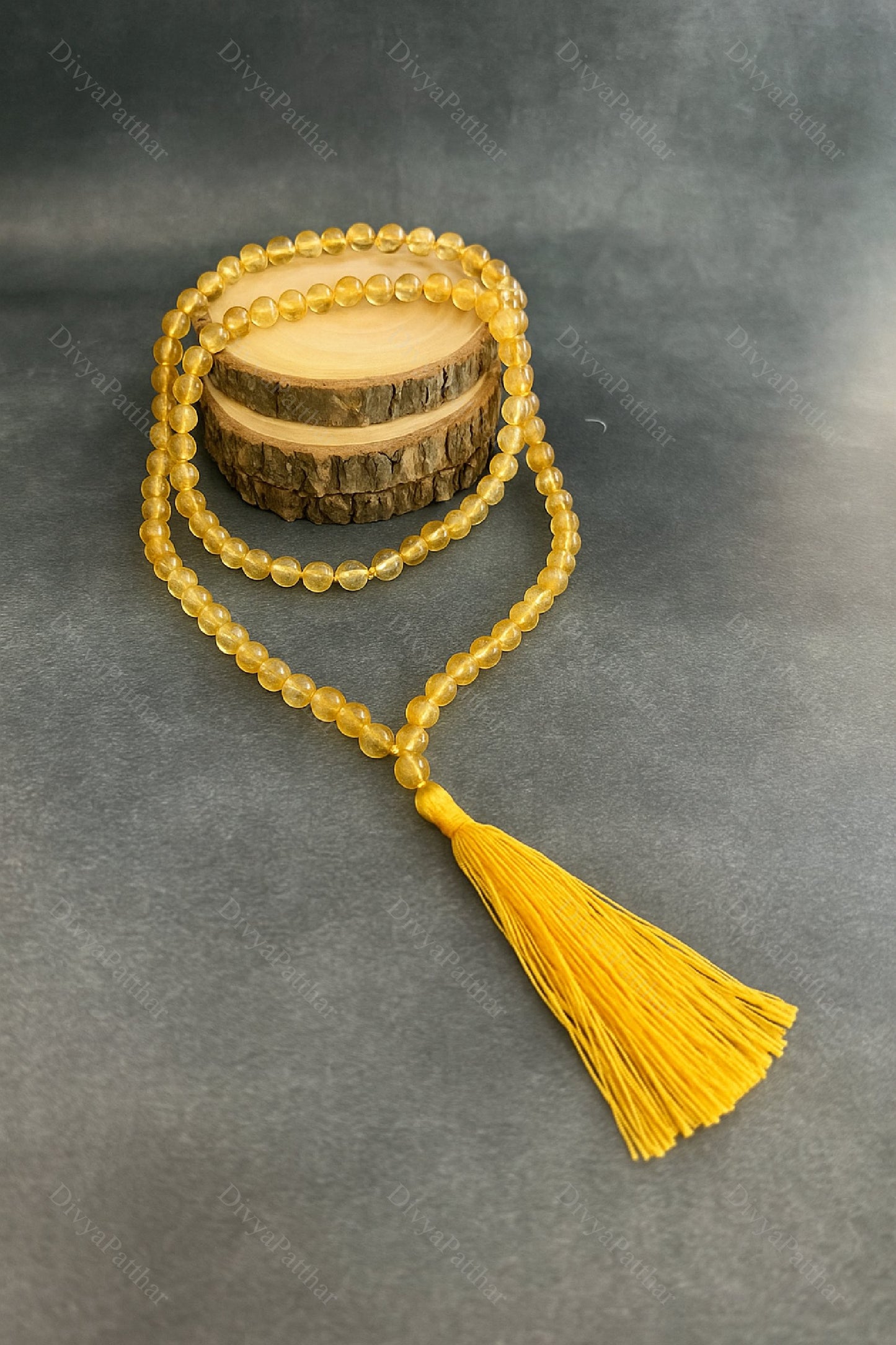 Citrine Jap Mala – Abundance, Positivity & Success