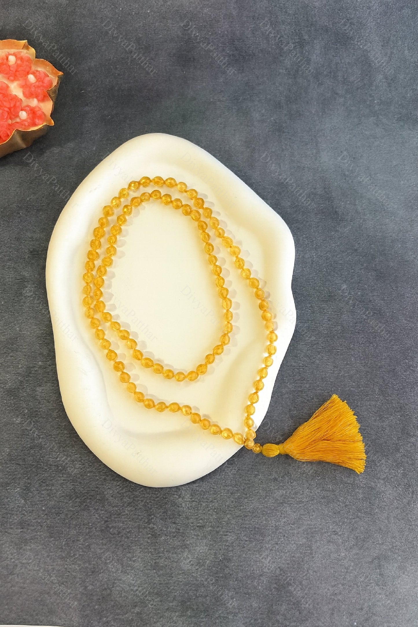 Citrine Jap Mala – Abundance, Positivity & Success