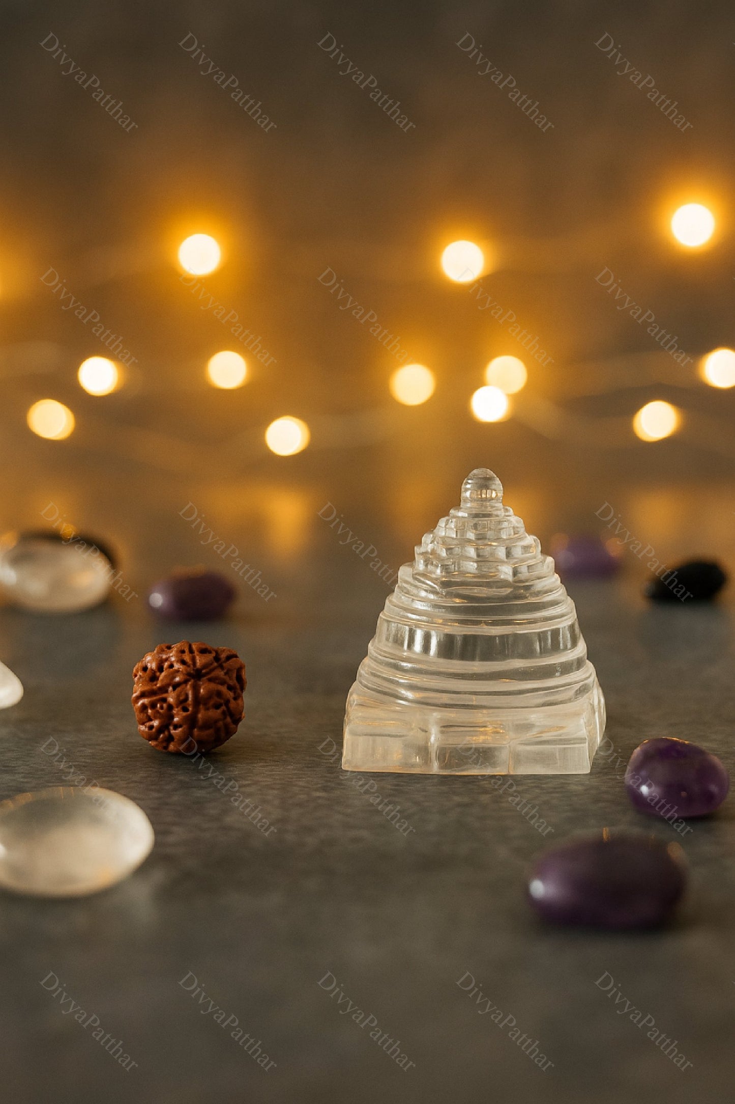 DIVYA LAXMI – GANESH COMBO ( Energised Ganesh Rudraksha + Crystal Shree Yantra )