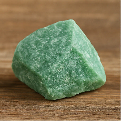Green Aventurine Raw Stone – Luck, Opportunity & Emotional Balance