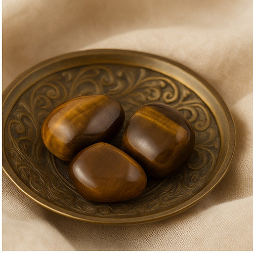 Tiger Eye Tumble – Courage, Focus & Protection