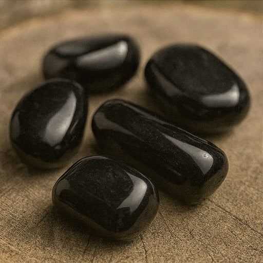 Black Tourmaline Tumble – Protection, Grounding & Cleansing