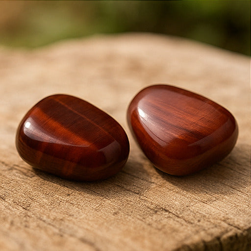 Red Tiger Eye Tumble – Motivation, Confidence & Vitality