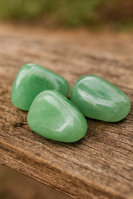 Green Aventurine Tumble – Luck, Healing & Prosperity