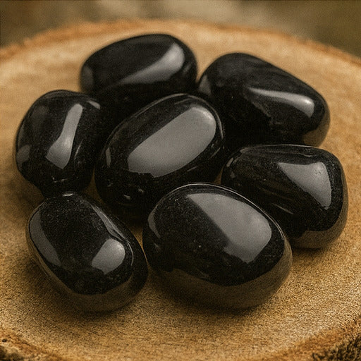 Black Tourmaline Tumble – Protection, Grounding & Cleansing