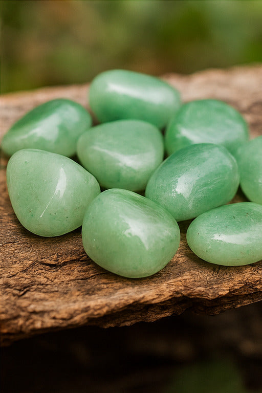 Green Aventurine Tumble – Luck, Healing & Prosperity