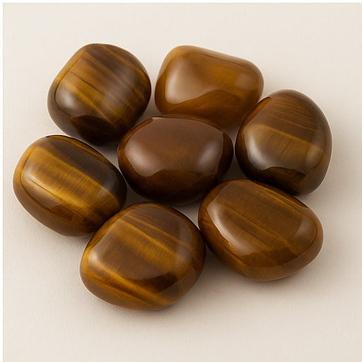 Tiger Eye Tumble – Courage, Focus & Protection