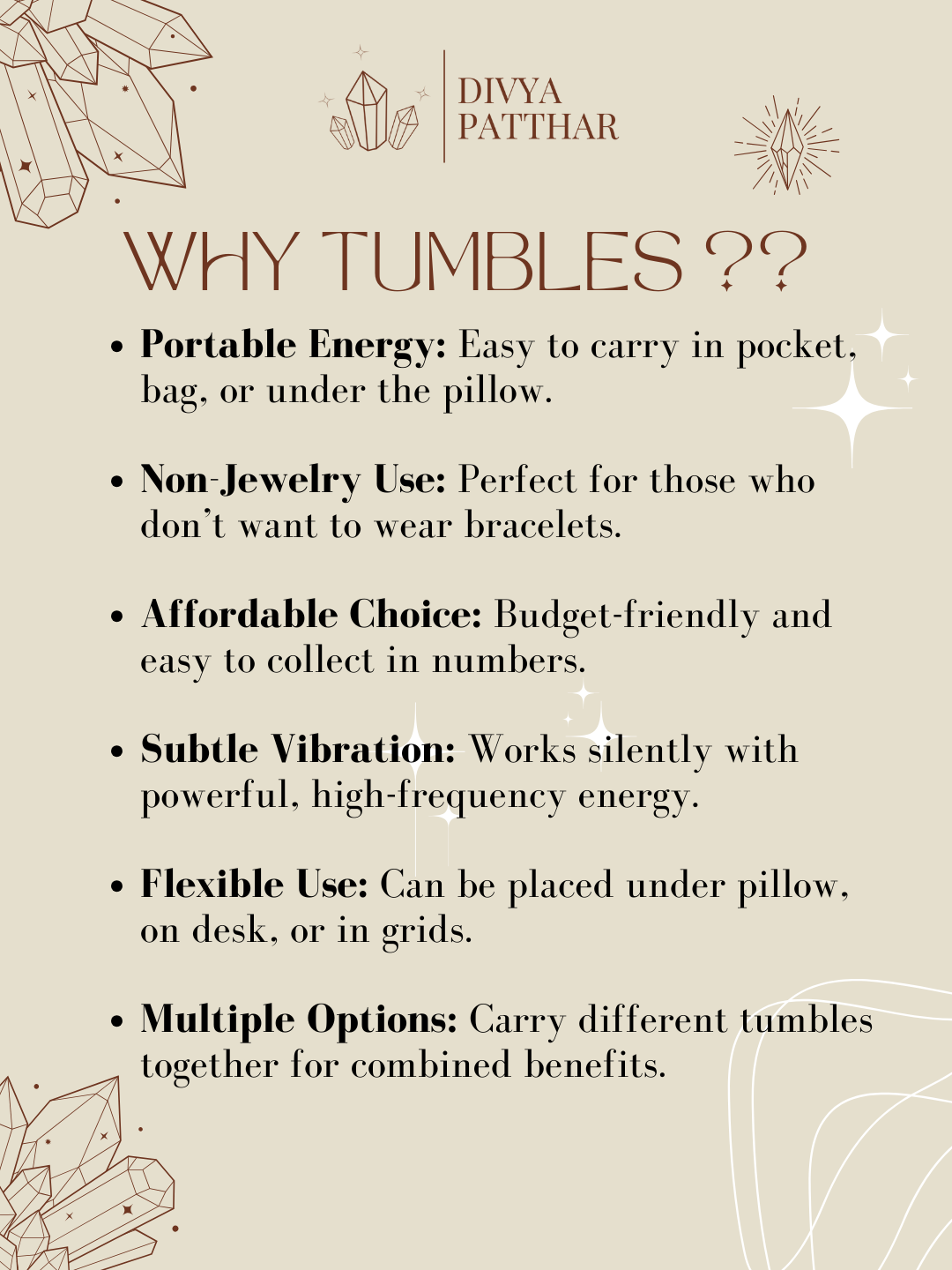 Tiger Eye Tumble – Courage, Focus & Protection