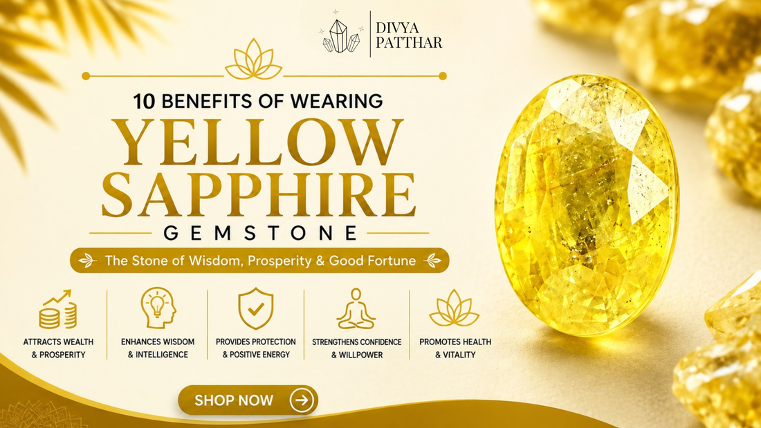 10 Benefits of Yellow Sapphire Gemstone: The Stone of Wisdom and Prosperity