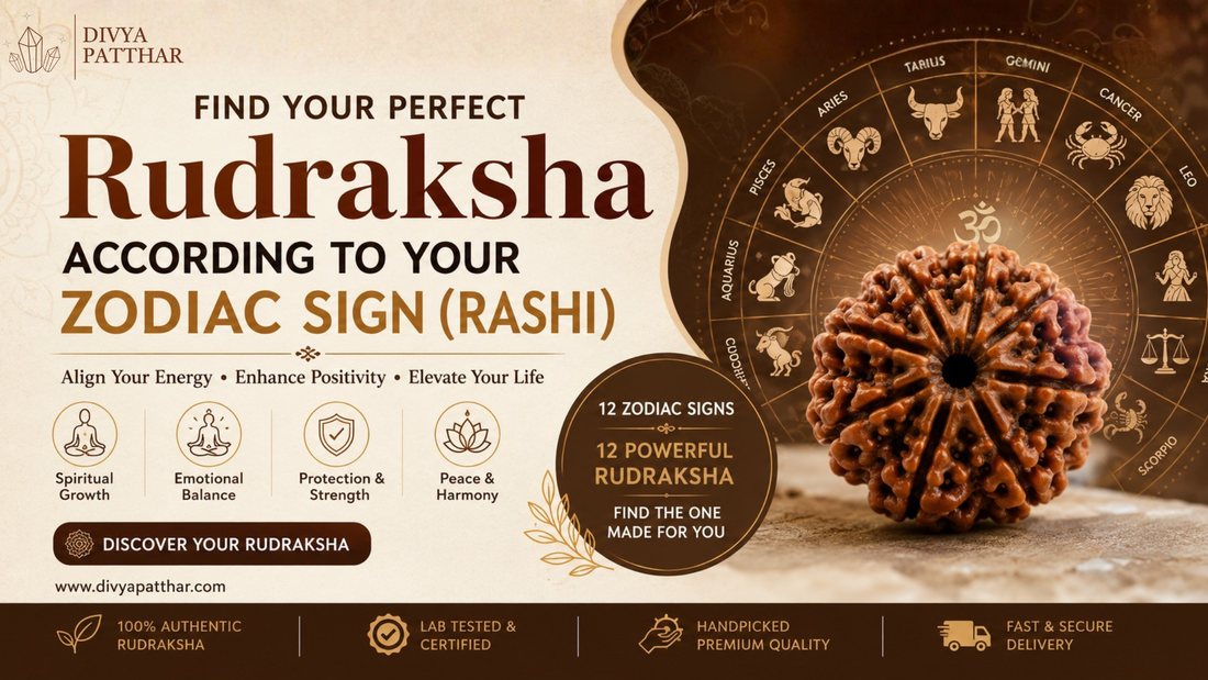 Rudraksha According to Zodiac Signs (Rashi): Which Rudraksha Is Best for You?