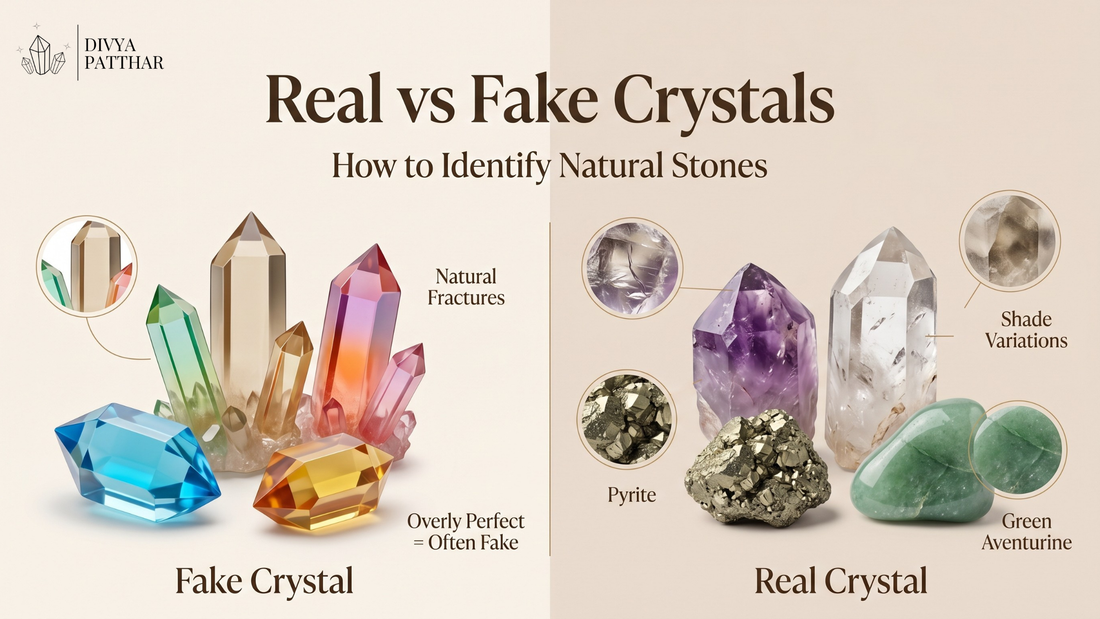 Real vs Fake Crystals: How to Identify Natural Crystals and Understand Their Imperfections