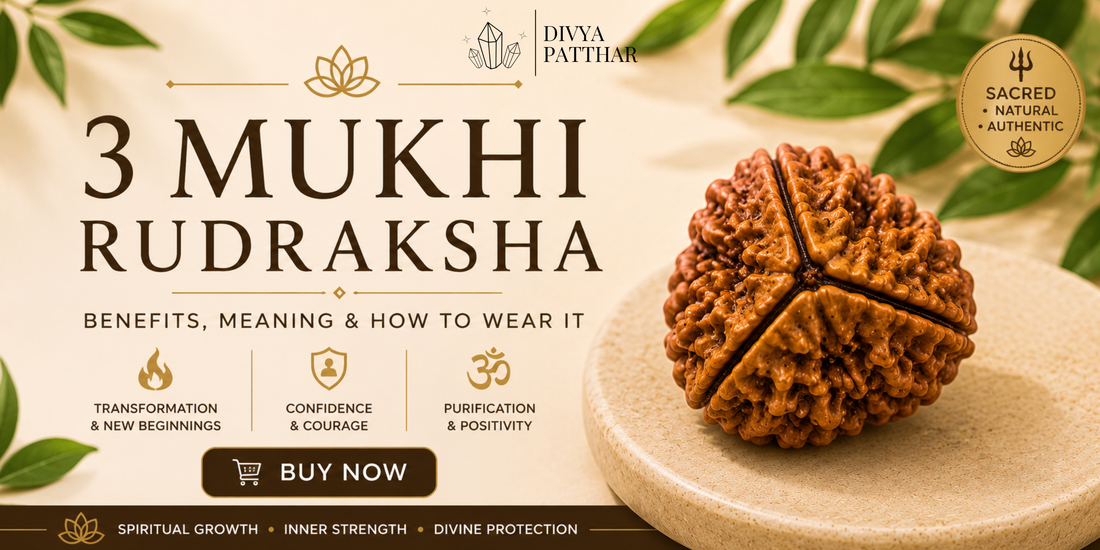 3 Mukhi Rudraksha: Benefits, Meaning & How to Wear It
