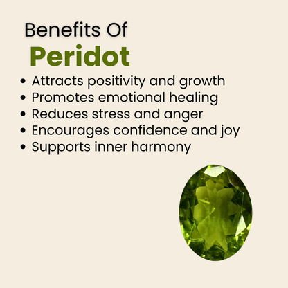 Natural Peridot Gemstone – Oval Shape (3.00 Carat | 3.27 Ratti)