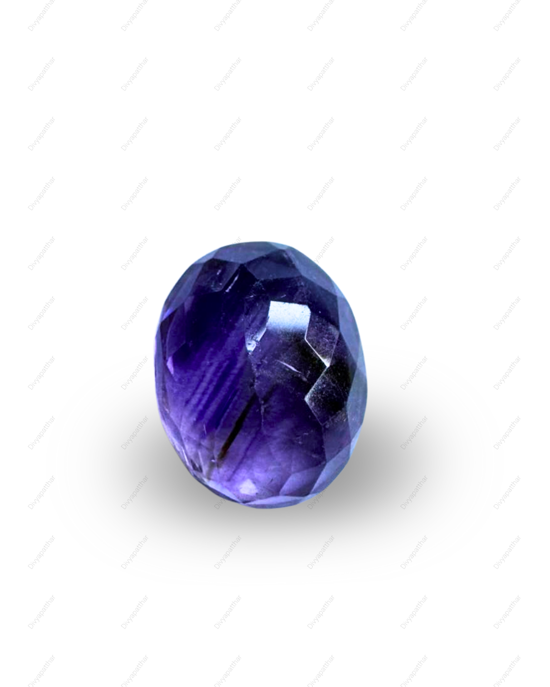 Natural Amethyst Gemstone – Oval Shape (6.50 Carat | 7.08 Ratti)