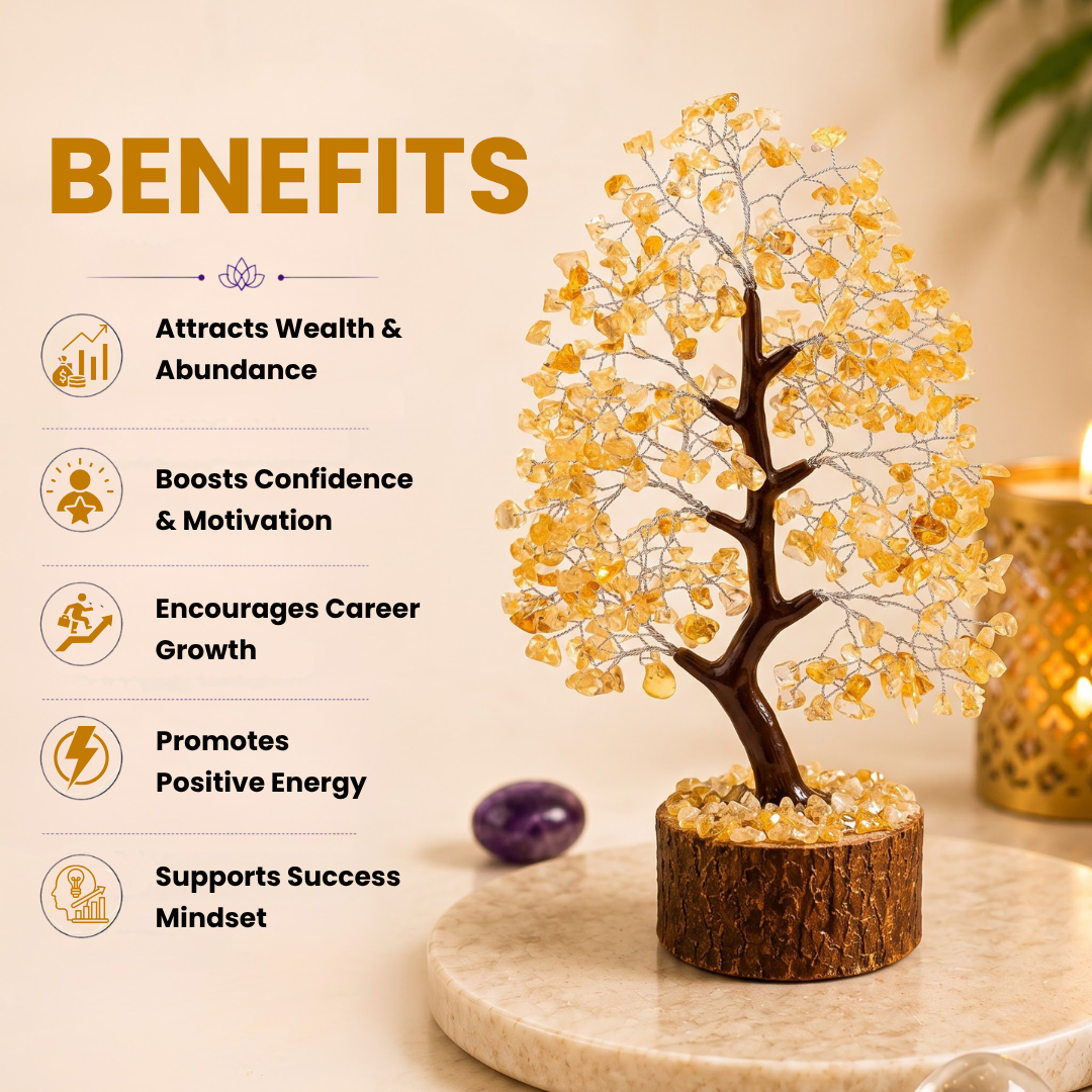 Citrine Crystal Tree – Prosperity, Joy & Success