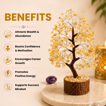 Citrine Crystal Tree – Prosperity, Joy & Success