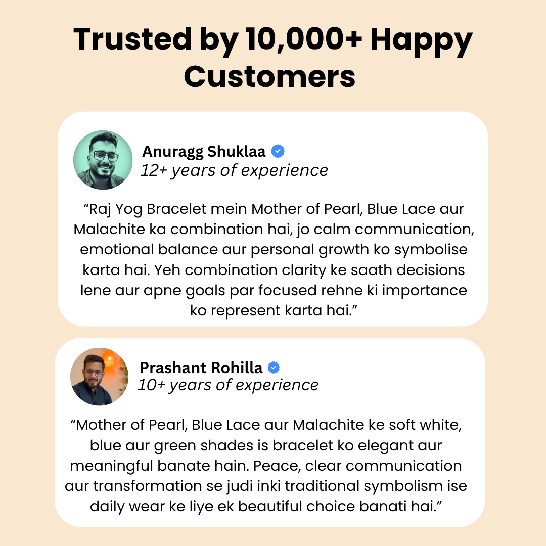Property Rajyog Bracelet (2-5-8) – Stability & Prosperity
