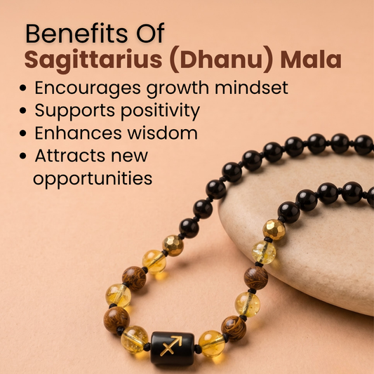 Sagittarius Zodiac Mala – Protection, Stability & Prosperity