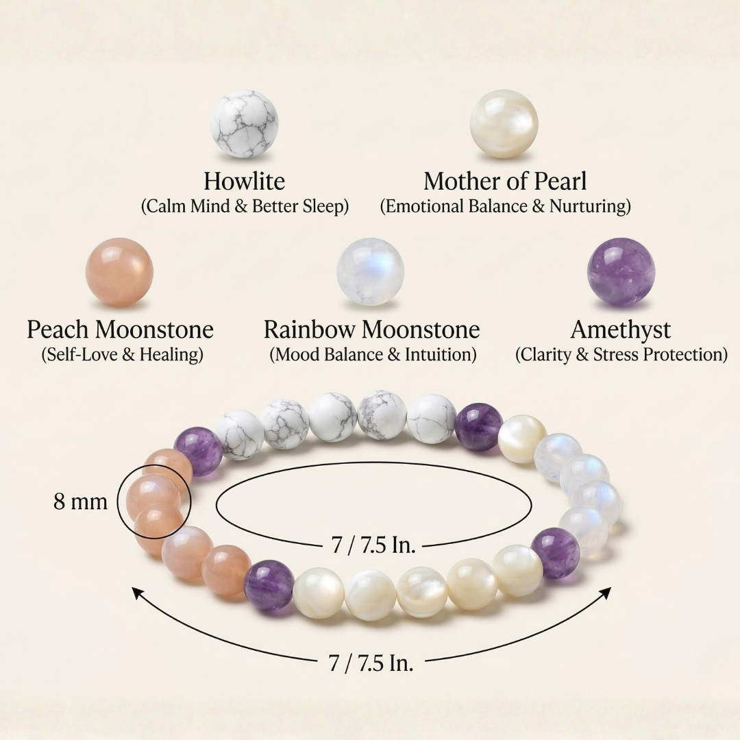 Moolank 2 Power Bracelet (Emotional Balance, Intuition & Inner Peace)