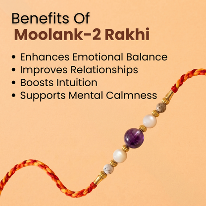 Moolank 2 Rakhi – Emotional Balance, Peace & Intuition