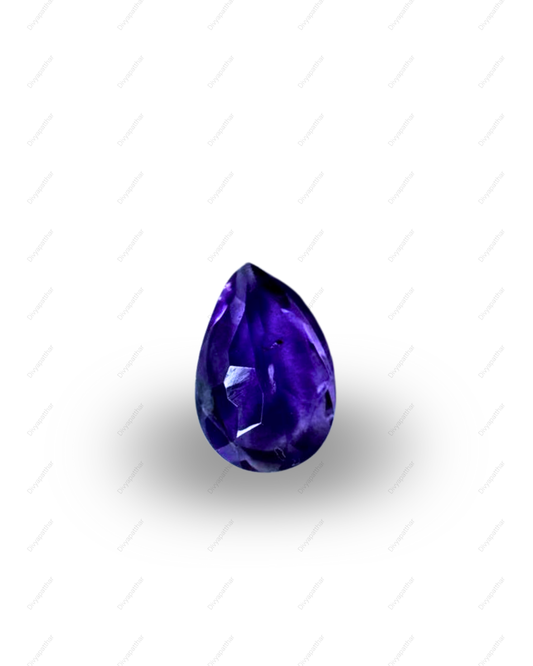 Natural Amethyst Gemstone – Pear Shape (1.00 Carat | 1.09 Ratti)