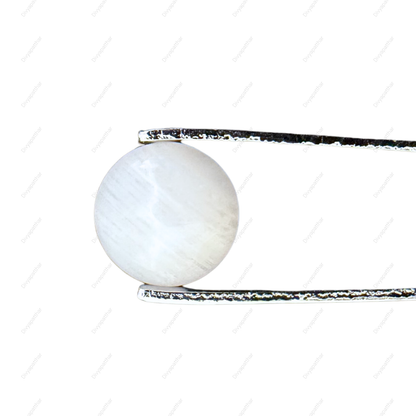 Natural Rainbow Moonstone Gemstone – Round Shape (4.00 Carat | 4.36 Ratti)
