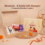 Moolank 8 Rakhi Gift Hamper (Unmarried Brother Combo)