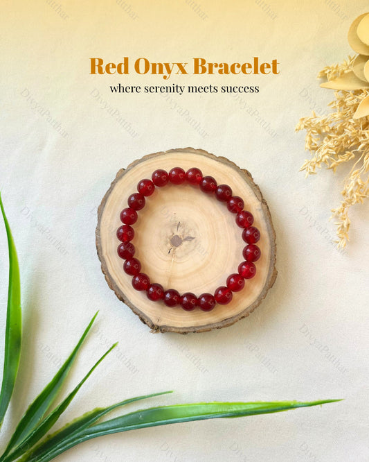 Red Onyx Bracelet
