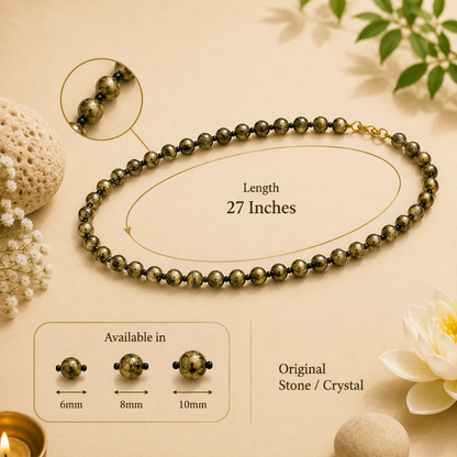 Pyrite Mala – Wealth, Protection & Success