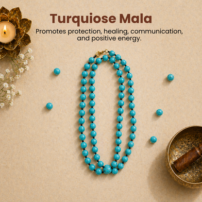Turquoise Mala – Protection, Communication & Emotional Healing