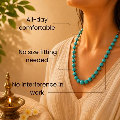 Turquoise Mala – Protection, Communication & Emotional Healing