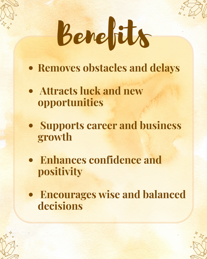 Ganesh Kripa Growth Combo – (Ganesh Rudraksha & Green Aventurine Bracelet)