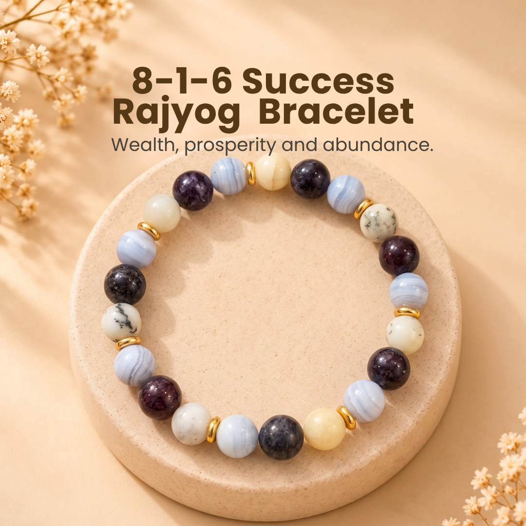 Success Rajyog Bracelet (8-1-6) – Confidence, Ambition and Professional Growth
